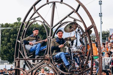 Menton, Fransa - 18 Şubat 2024: Menton 'daki 