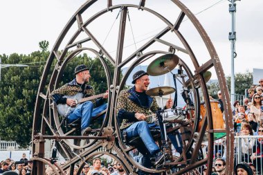 Menton, Fransa - 18 Şubat 2024: Menton 'daki 