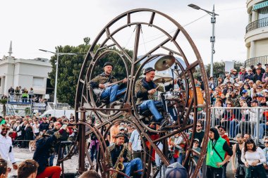 Menton, Fransa - 18 Şubat 2024: Menton 'daki 