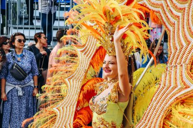 Menton, Fransa - 18 Şubat 2024: Menton 'daki 