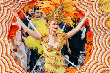 Menton, Fransa - 18 Şubat 2024: Menton 'daki 