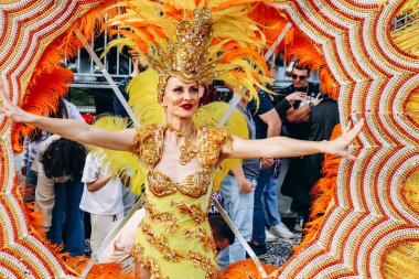 Menton, Fransa - 18 Şubat 2024: Menton 'daki 