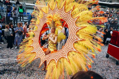 Menton, Fransa - 18 Şubat 2024: Menton 'daki 