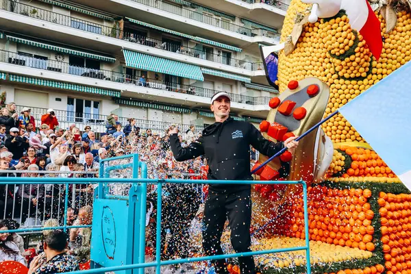 Menton, Fransa - 18 Şubat 2024: Menton 'daki 