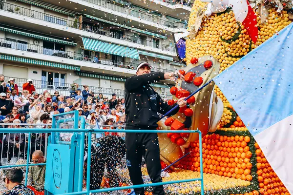 Menton, Fransa - 18 Şubat 2024: Menton 'daki 