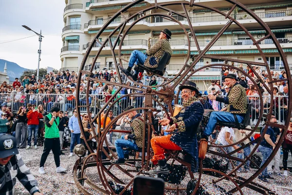 Menton, Fransa - 18 Şubat 2024: Menton 'daki 