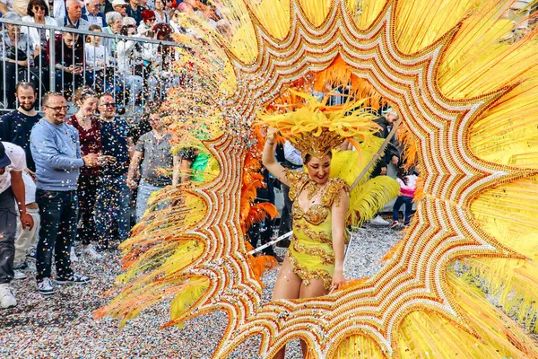 Menton, Fransa - 18 Şubat 2024: Menton 'daki 