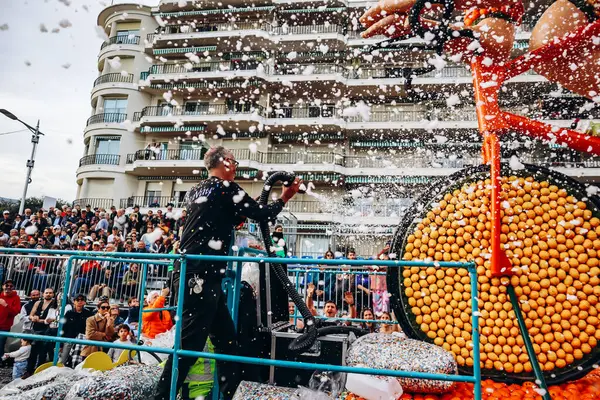 Menton, Fransa - 18 Şubat 2024: Menton 'daki 