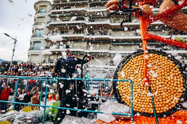 Menton, Fransa - 18 Şubat 2024: Menton 'daki 