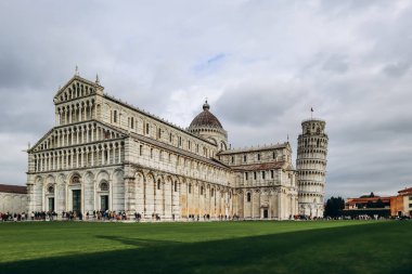 Pisa Cathedral, medieval Roman Catholic cathedral dedicated to the Assumption of the Virgin Mary, in the Piazza dei Miracoli in Pisa, Italy clipart