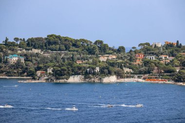 Saint-jean-cap-Ferrat yarımadasının deniz manzarası
