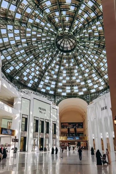 stock image Doha, Qatar - 1 May 2024: Place Vendome Mall, a luxury shopping mall in the Lusail area of Doha, Qatar