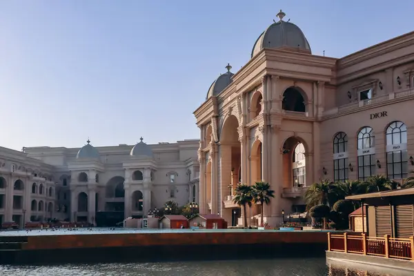 stock image Doha, Qatar - 1 May 2024: Place Vendome Mall, a luxury shopping mall in the Lusail area of Doha, Qatar