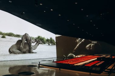 Doha, Katar - 1 Mayıs 2024: Doha 'daki Katar Tarih Müzesi' nde