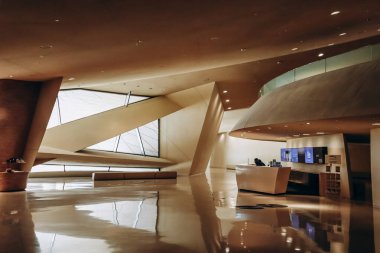 Doha, Qatar - 1 May 2024: Inside the Qatar History Museum clipart