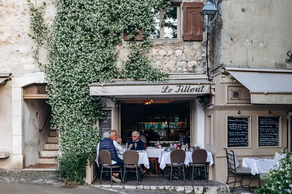 stock image Saint Paul de Vence, France - June 1, 2024: Stunning picturesque village of Saint Paul de Vence in the south of France, at sunset