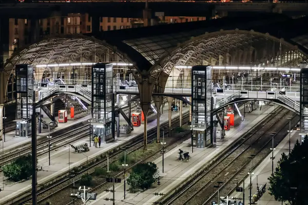 stock image Nice, France - June 1, 2024 : Train station in Nice, on the French Riviera