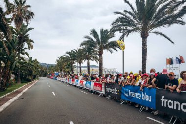 Nice, Fransa - 21 Temmuz 2024: Fransa Turu finali Nice, Güney Fransa