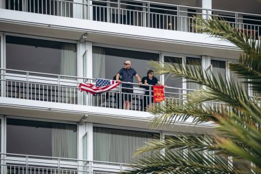 Nice, Fransa - 21 Temmuz 2024: Fransa Turu finali Nice, Güney Fransa