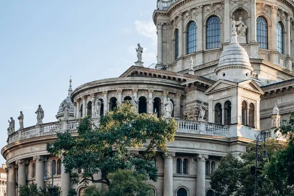 stock image Budapest, Hungary - August 10, 2024:  Beautiful buildings in the very center of Budapest