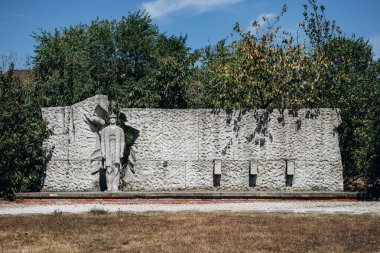 Budapest, Hungary - August 10, 2024: Liberation Monument, artist Istvan Kiss, 1971. Memento Park clipart