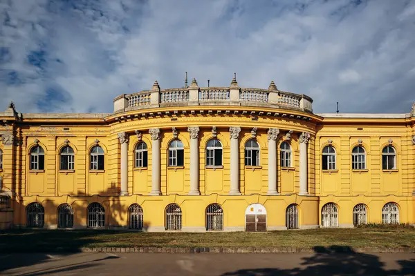 Stock image Szechenyi Thermal Bath, one of the largest bath complexes of Europe in Budapest.