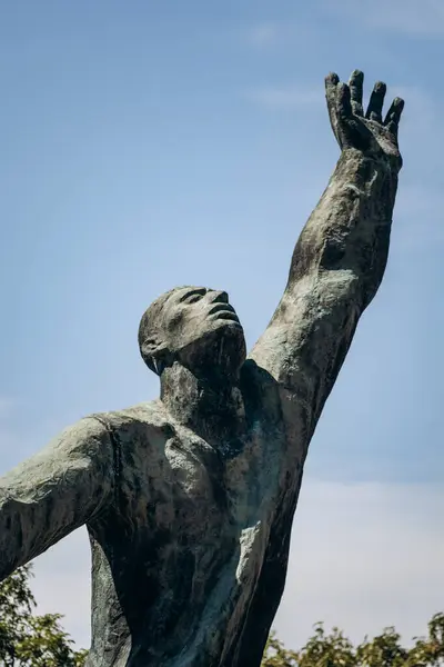 stock image Budapest, Hungary - August 10, 2024: Martyrs Monument, artist Kallo Viktor, 1960. Memento park