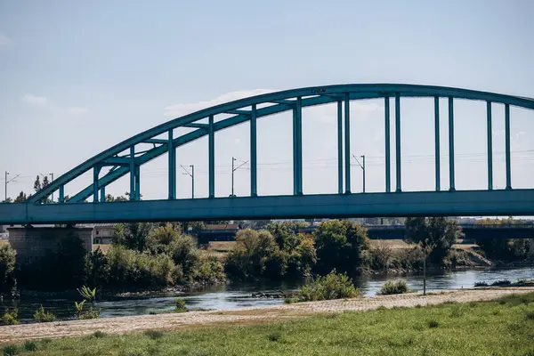 Zagreb 'deki Sava Nehri üzerindeki Köprü