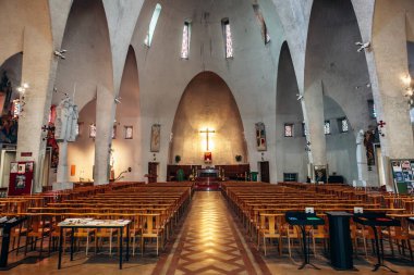 Nice, France - June 29, 2024: The Church of Saint Joan of Arc, a Roman Catholic parish church located in Nice, France clipart