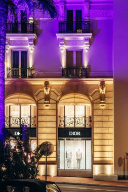 Monaco, Monte Carlo 'daki ünlü Dior butiği.
