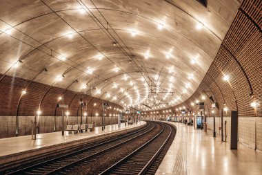Monte Carlo tren istasyonu Monako 'da.