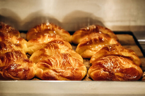 Traditional pastries and desserts in a bakery in the center of Porto, showcasing Portuguese culinary heritage
