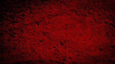 Beton duvarın yüzey dokusu ürkütücü koyu kırmızı kan rengi. Cadılar Bayramı kullanımı için arkaplan