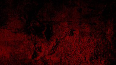 Beton duvarın yüzey dokusu ürkütücü koyu kırmızı kan rengi. Cadılar Bayramı kullanımı için arkaplan