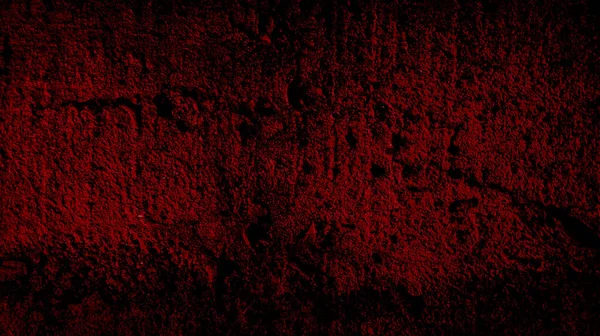 Beton duvarın yüzey dokusu ürkütücü koyu kırmızı kan rengi. Cadılar Bayramı kullanımı için arkaplan