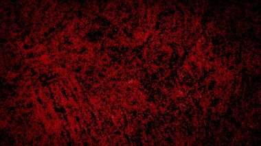 Beton duvarın yüzey dokusu ürkütücü koyu kırmızı kan rengi. Cadılar Bayramı kullanımı için arkaplan