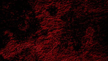 Beton duvarın yüzey dokusu ürkütücü koyu kırmızı kan rengi. Cadılar Bayramı kullanımı için arkaplan