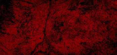 Beton duvarın yüzey dokusu ürkütücü koyu kırmızı kan rengi. Cadılar Bayramı kullanımı için arkaplan