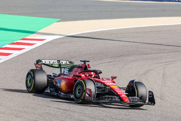 Free Practice Formula Gulf Air Bahrain Grand Prix 2023 Charles — стоковое фото