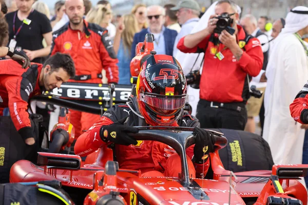  Carlos Sainz (SPA) Ferrari F1-23, eski GULF 1 GULF HAVA HAVAALI PRIX 2023, SAKHIR, BAHRAIN, MARCH, 05 2023
