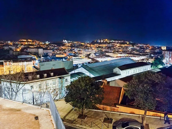 Lisboa Noite Bairro Alt — Fotografia de Stock