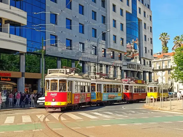 Tranvía Historica Lisboa Por —  Fotos de Stock
