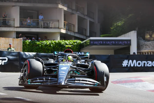Lewis Hamilton Gbr Mercedes W14 Performansı — Stok fotoğraf