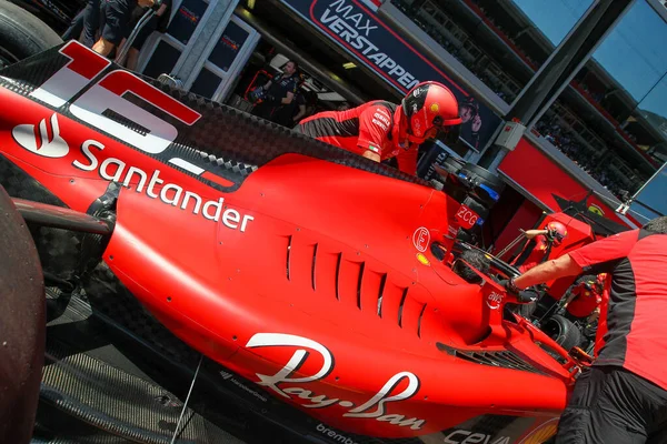 Scuderia Ferrari Teknik Ayrıntı — Stok fotoğraf