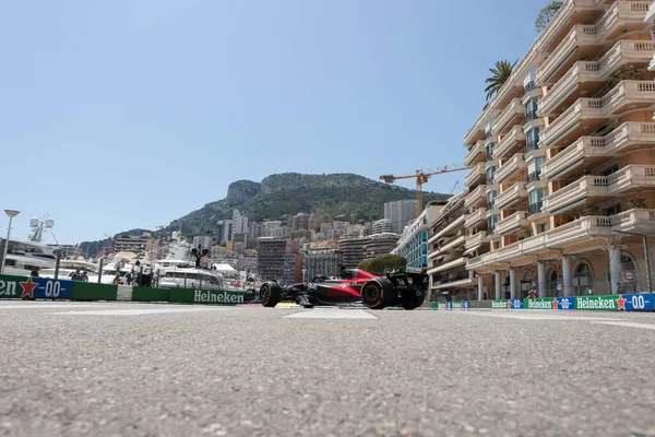Valtteri Bottas Fin Formula Grand Prix Monaco 2023 Sırasında Alfa — Stok fotoğraf