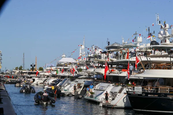 Monako Daki Monaco Limanı Paddock 2023 — Stok fotoğraf