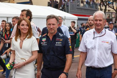  Christian Horner (GBR) - RedBull Yarış Takımı Müdürü ve eşi Geri Halliwell (ENG)) 