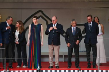 F1 yarışının podyumu