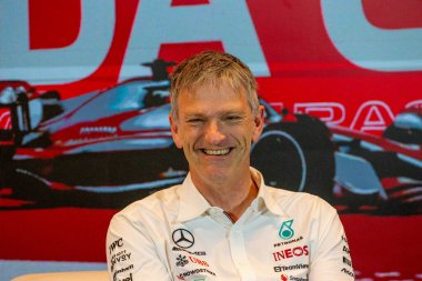 James Allison (GBR) Mercedes-AMG Petronas F1 Tea Kanada GP 2023 tarihinde Circuit Gilles Villeneuve - Montreal, Quebec, Kanada