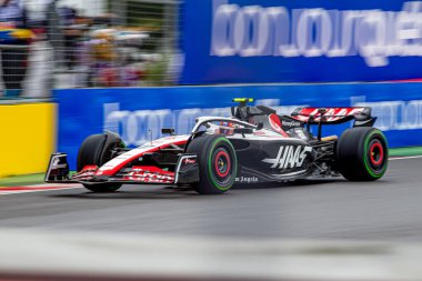 Nico Hulkenberg (GER) Haas F1 Tea Kanada GP 2023 tarihinde Circuit Gilles Villeneuve - Montreal, Quebec, Kanada